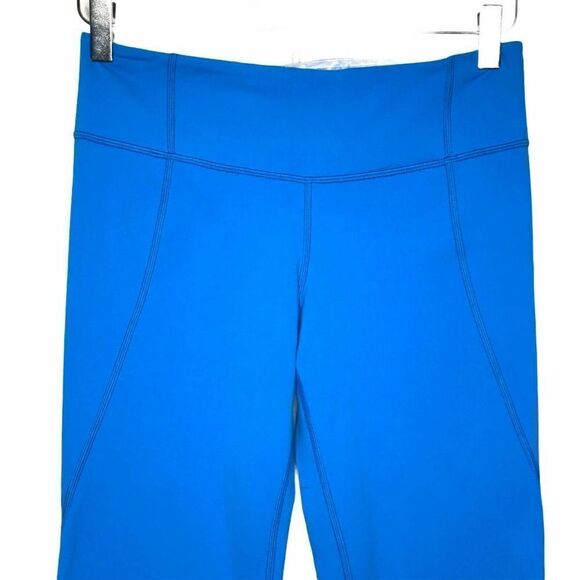 Lululemon Gather and Crow Slit Crop Pants Blue - Picture 2 of 10